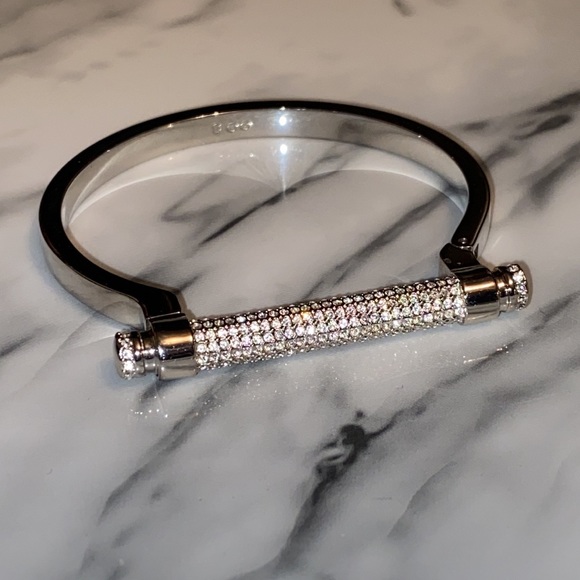 Swarovski Jewelry - Swarovski silver crystal bar bracelet